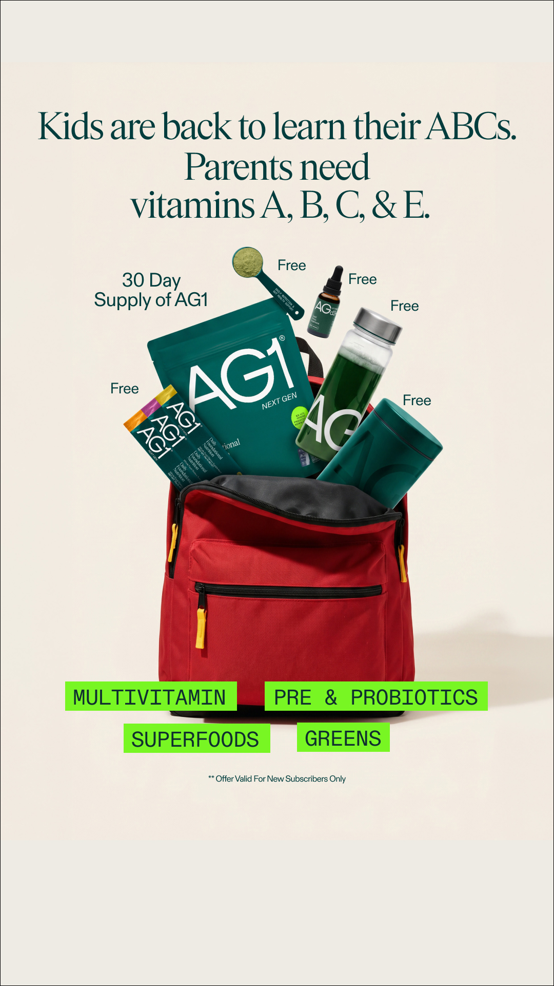 AG1 by Athletic Greens creative