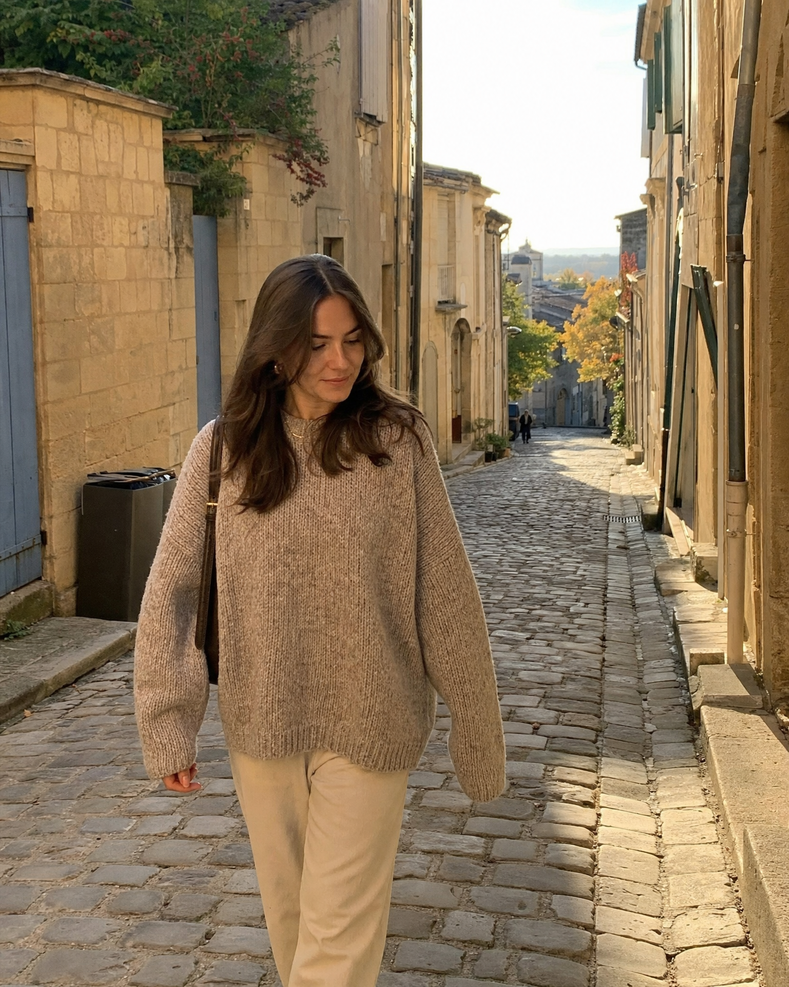 Cliente Cesaires en pull tricot