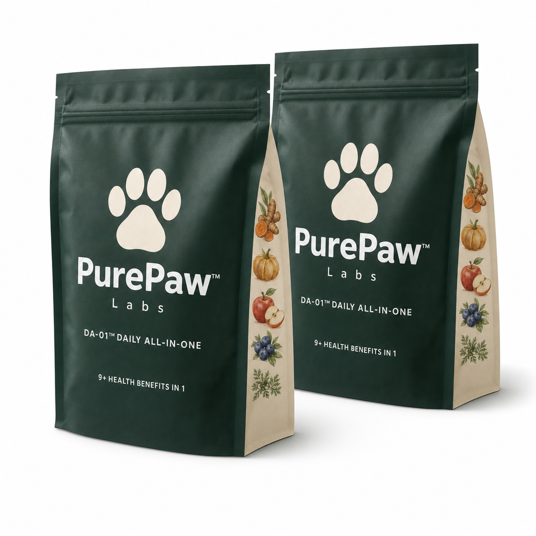 Two PurePaw pouches