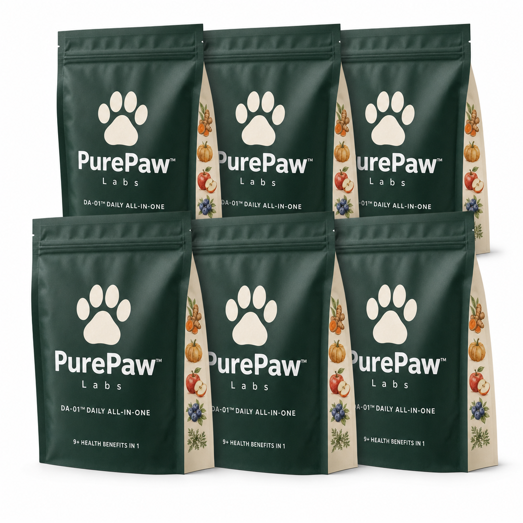 Six PurePaw pouches